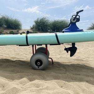 Outils de transport de <span class=keywords><strong>kayak</strong></span> avec pneus pneumatiques, remorque pour bateau de plage, chariot pour SUP - Product Image 5
