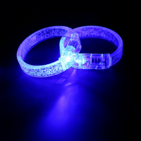 Bracelet LED lumineux étanche à piles pour mariage, fête, bar, festival de musique, concert