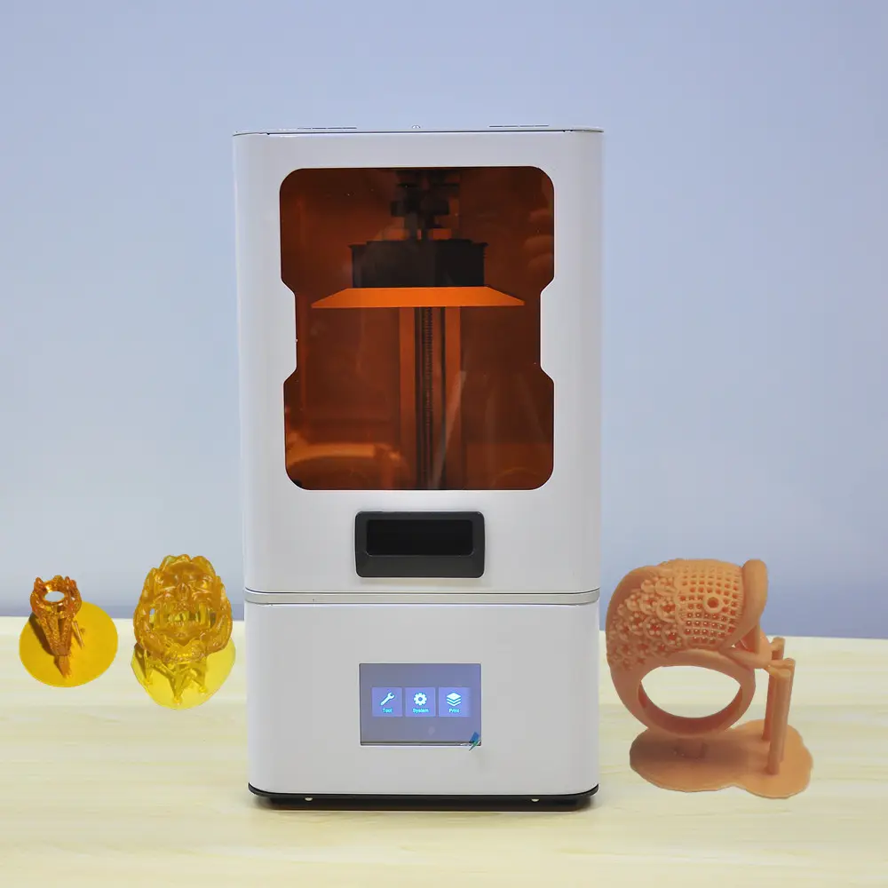 मुकुट और अंगूठियों के लिए 2K 3D रेज़िन प्रिंटर, आभूषणों के लिए कम लागत वाला सटीक रेज़िन 3D प्रिंटर