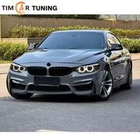 Kit de Carrocería para Tuning de Autos, Precio de Fábrica, Actualización para Serie 4 F32 F33 (2014-2019), Estilo M4, Conversión de Carrocería Delantera/Trasera, Plástico Pulido