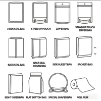 Sacs à fermeture arrière noirs imprimés sur mesure pour cartes de collection |   Sachets refermables en plastique BOPA/PE (CPP) à soufflet haute résistance pour cartes à collectionner