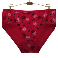 Culottes taille moyenne pour femmes grandes tailles, en coton doux, très élastiques et respirantes, pour sous-vêtements féminins personnalisés