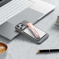 Support de téléphone en silicone de qualité alimentaire FDA/LFGB pour rouge à lèvres, à coller sur l'arrière de l'étui, pour utilisation en extérieur, compatible iPhone et Android