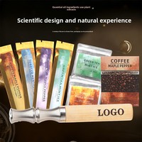 Cigarrillos de Madera con Sabor a Café, Personalizables, Resistentes al Viento, con Logotipo Personalizable, para Dejar de Fumar