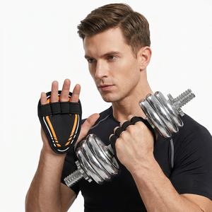 SAAR INDUSTRIES Customized Natural Rubber PVC Hand Grip Palm Pads Heavy Duty Non-Slip Training Fitness Workouts Soft Comfortable - Product Image 1