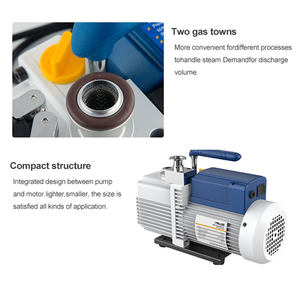 VRI-2 220V 250W 1.4CFM High HVAC Zweistufige zweistufige Kühlung Mini Drehs chieber Luft AC Vakuumpumpe für Klimaanlage - Product Image 5