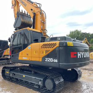 Prix d'usine Hyundai 220 Excavatrice d'occasion de grande taille, haute efficacité, d'origine Corée, 20 tonnes, modèle lourd d'occasion, excavatrice Hyundai 220 220LC-9S en vente - Product Image 1