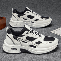Chaussures Homme Été 2026 Nouvelle Collection – Sportives, Respirantes, à Semelle Épaisse, Rehaussantes, Résistantes à l'Usure, à Lacets, Bicolores