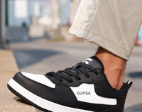 Nouvelles chaussures de skate décontractées respirantes pour hommes, chaussures de sport de sécurité