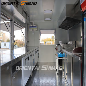 Nouvelle Concession Stand rétro nourriture Remorque Mobile fast food chariot conception friteuse Cuisine vintage restaurant dinde acheter food truck voiture - Product Image 5