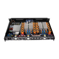 Lihui 4 canaux 4x600w amplificateur monté en rack amplificateur de classe D pour concert