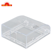 Boîte de protection murale pour interrupteur et prise, à trou unique, transparente, étanche, avec certification CE