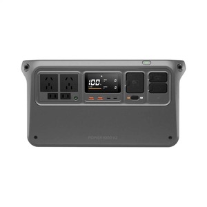 Générateur solaire portable POWER 1000 V2 1024Wh au phosphate de fer et de lithium, station de charge, station d'alimentation extérieure - Product Image 3