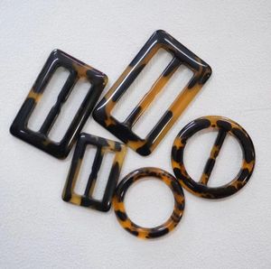 หัวเข็มขัดแฟชั่นสำหรับชุดว่ายน้ำกระเป๋าอุปกรณ์เสริมแหวนเรซินหัวเข็มขัดพลาสติก - Product Image 2