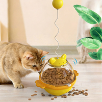 Balle d'activité pour chat à libération d'énergie, jouet d'exercice roulant, distributeur de friandises, balle de puzzle pour chat