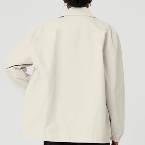 Populaire Femmes Survêtement <span class=keywords><strong>Veste</strong></span> Polyester Pleine Fermeture Éclair Coupe-Vent Top Baggy Nylon <span class=keywords><strong>Veste</strong></span> D'entraînement pour les Femmes - Product Image 5