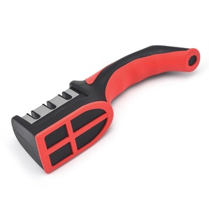 Aiguiseur de couteaux manuel 3 étapes en acier et diamant, aiguiseur de couteaux professionnel, outils d'affûtage pour la cuisine - Product Image 4