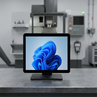 Nouvel écran tactile capacitif industriel robuste en métal de 15 pouces 4:3, étanche IP65, écran LCD TFT IPS, affichage PC, kiosque POS, USB
