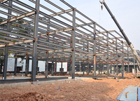 Edificio Prefabricado de Acero Ligero para Oficinas, Hoteles, Almacenes y Talleres, Estructura de Acero Pre-ingenierizada