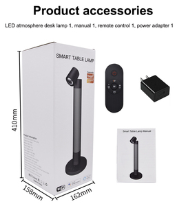 Ambient RGB LED Music Level Indicator Table Lamp Smart Sound Activated Modern APP & Remote <b>Control</b> Dimmable <b>Gaming</b> Room PC - Product Image 6