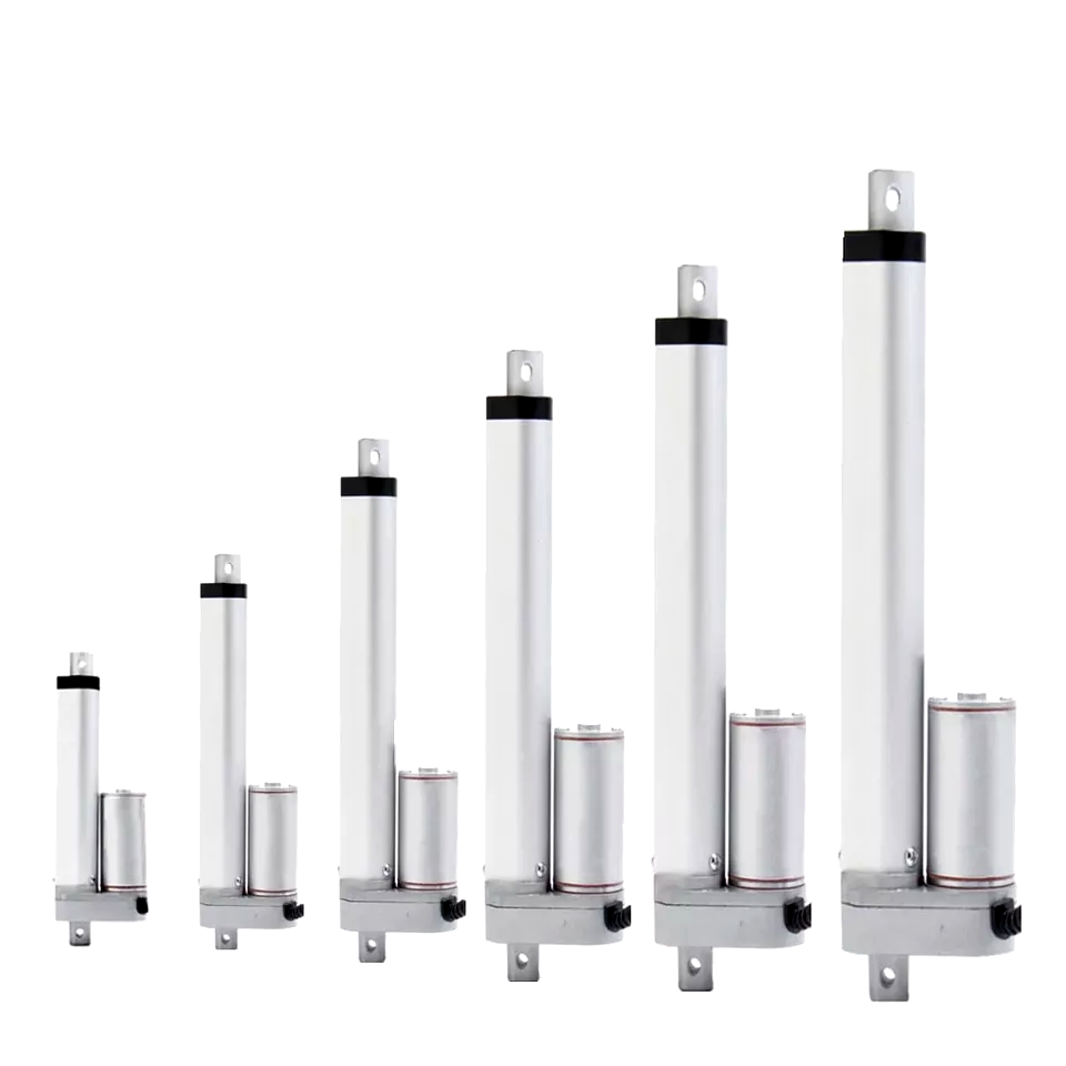 Toplionace Mini-Elektro-Teleskopstange – 12/24 V, 0–60 U/min, Hub 15/20 Mm, Schub 60 N, Mit Netzteil & Geschwindigkeitsregler