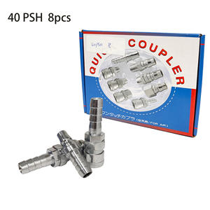 1/4'' 3/8'' 1/2'' Male Female Japan Iron Air Compressor Self Lock Push Pull Fit Hose Coupler <b>Quick</b> Connect Couplings - Product Image 5