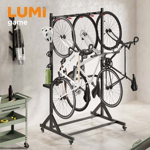 Support vertical pour 5 vélos LBS06-02, robuste, pour intérieur, support <span class=keywords><strong>de</strong></span> <span class=keywords><strong>rangement</strong></span> pour vélos, <span class=keywords><strong>garage</strong></span>, support mobile pour sol, organisateur - Product Image 1