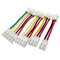 2,54mm Rastermaß Steckverbinder-Set 2-5 Pin Stecker Buchse Vorvercrimpt 22AWG 600V FT1 für DIY-Projekte