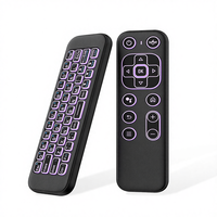 Télécommande universelle MX3 améliorée T6 avec clavier, souris aérienne sans fil 2.4G pour Android TV Box, PC, projecteur, QWERTY, rechargeable, code fixe