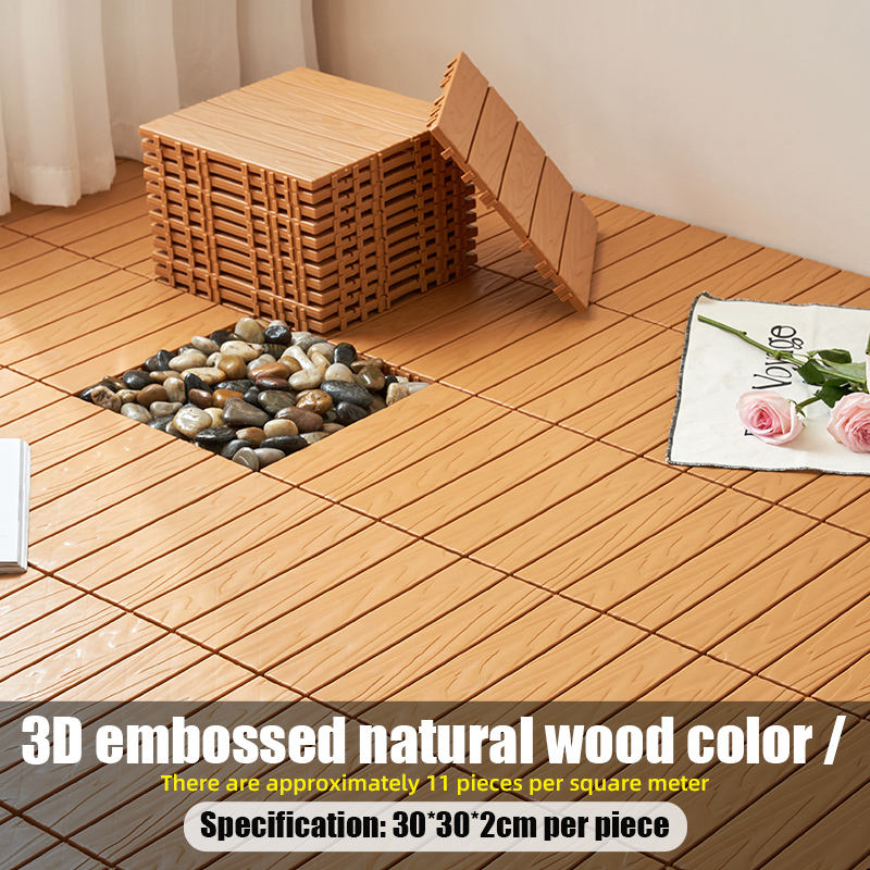 Bois brut à grain droit en relief