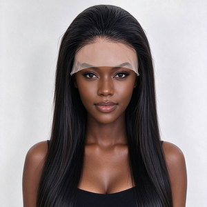 Closure frontale en dentelle droite 100% cheveux vierges brésiliens non traités, noir naturel, cuticules alignées, cheveux humains en gros - Product Image 6