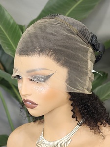 FH Hidden Strap 4C Baby Hair 360 Glueless <b>Wigs</b> Human Hair Kinky Straight Pre Plucked Human Hair <b>Wig</b> With Drawstring - Product Image 3