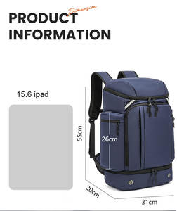 Custom Large Waterproof Polyester Women's Laptop Backpack Usb Closure <b>Strap</b> <b>Carrying</b> System Outdoor Sports - Product Image 5
