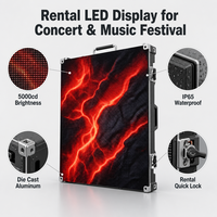 Écran LED de location extérieur P3.91, étanche IP65, haute luminosité 5000 cd, en aluminium moulé sous pression, pour concerts et festivals de musique