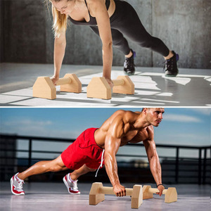 Fabricante Mayorista de Equipos de Fitness, Barra de Flexiones de Madera, Soporte para Flexiones, Paralelas de Madera para Calistenia - Product Image 6