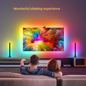 Barres lumineuses <span class=keywords><strong>LED</strong></span> Sync Box pour rétroéclairage de téléviseur intelligent, compatibles avec Alexa pour le contrôle vocal Google Home - Product Image 5