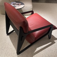 Fauteuil de loisirs en cuir blanc, chaise de salon pour la maison, chaise de réception et de négociation pour maison d'hôtes et bureau