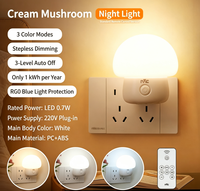 Nouvelle lampe de chevet à lumière douce pour chambre à coucher, protection oculaire, avec bouton, à brancher, pour l'heure du coucher, lampe à économie d'énergie
