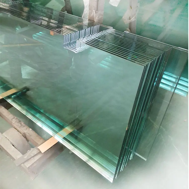 3mm 4mm 5mm 6mm 10mm 12mm Curved Flat Clear Colored Toughened Glass Safety Custom Tempered Glass panels