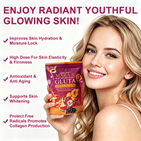 OEM Premium Glutathione Marine Collageen Peptiden met Fruit Smaak en Prebiotische Ondersteuning voor Stralende Huid, Vocht en Anti-Veroudering