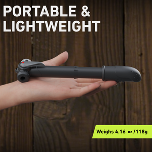 Pompe à vélo portable BOMB Mini 120 PSI Valve Schrader Durable Léger Matériel PA Étanche Écologique pour route/montagne - Product Image 3