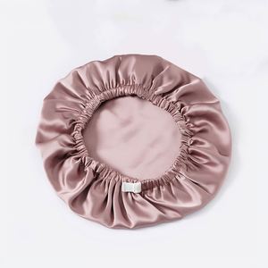 Gorro de Dormir de Seda de Morera de Lujo con Logotipo Personalizado, Gorro de Satén Ajustable para Mujer, Protección para el Cabello, Reutilizable - Product Image 1