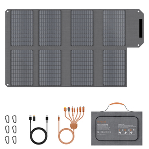 Vendita all'ingrosso di pannelli solari pieghevoli da 80 watt di tipo IP67, adatti per caricabatterie solari per vari dispositivi a 5 volt/12 volt. - Product Image 1
