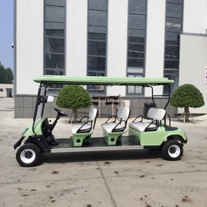 Voiturette de golf électrique 6 places avec châssis en acier haute résistance certifiée CE et GCC - Product Image 5