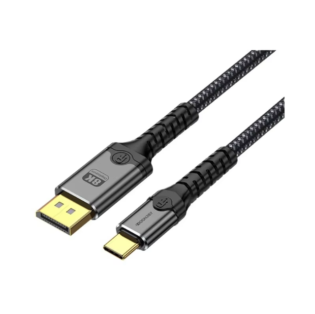 Type-C to DP Display Port Adapter Cable 8K 60Hz Copper Core for Computer & Mobile Phone Screen Mirroring and HD Video Conversion