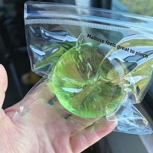 Juguete Blandito Moldeable Viral de Xiaohongshu, con Aroma a Té Verde y Manzana Verde, Textura de Rebote Lento, Hecho de Goma - Product Image 4