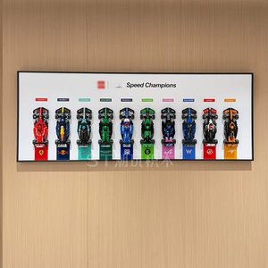 Marco de pared de aleación de aluminio ecológico con impresión digital para exhibición de modelos 2025, accesorios de almacenamiento colgantes para carreras de velocidad súper rápidas - Product Image 4