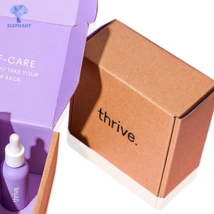 Custom Size Candle Perfume Oil Cosmetic Gift Purple Packaging Kraft Box Custom - Product Image 5