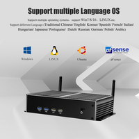 PC Industri Murah OEM Core I5 7200U X86 Mini PC Tanpa Kipas dengan 2 Gigabit Nic Port Serial Komputer RS485 RJ45 Server Perangkat