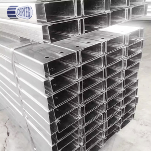Poutres métalliques de construction en profilé U G550 haute résistance, résistantes à la salinité Z275, 2,5 mm, pour projets portuaires côtiers péruviens - Product Image 5